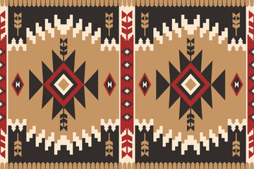 Ethnic pattern.beautiful pattern. folk embroidery,bohemian style,aztec geometric art ornament print.ethnic abstract Inkatha art.Seamless fabric.design for fabric, carpet, wallpaper, clothing	