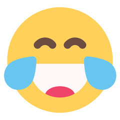 laugh icon for illustration