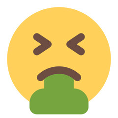 vomit icon for illustration