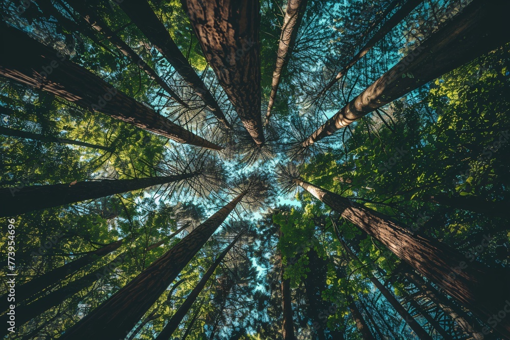 Poster a tree-mendous view of the forest a glimpse of the monthly events and trends in nature generative ai