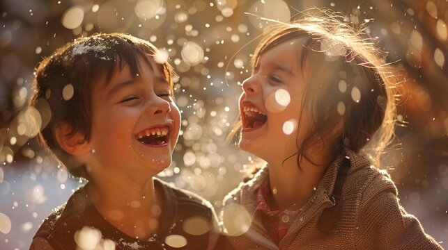 Snowflake Smiles A Catchy Winter Monthly Event Title Generative AI