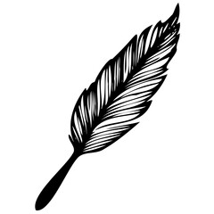 Hand drawn leaves line Symbol visual illustration Tropical Leaves in doodle style. Vector hand drawn black line design elements. Exotic summer botanical illustrations. Monstera leaves, palm leaves