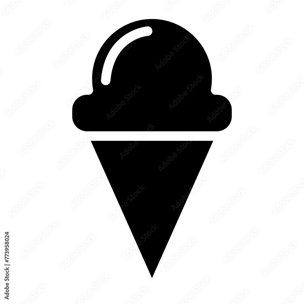 Canvas Prints ice cream cone icon