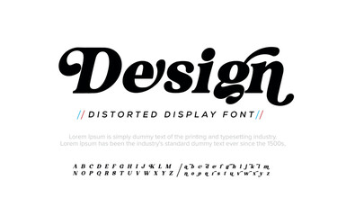 Design Abstract modern urban alphabet fonts. Typography sport, technology, fashion, digital, future creative logo font. vector illustration