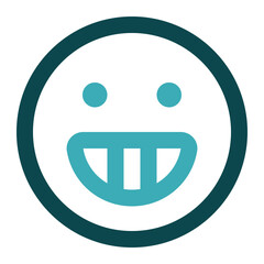 Fototapeta premium happy icon for illustration