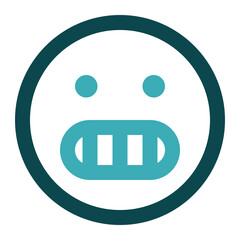 grinning icon for illustration