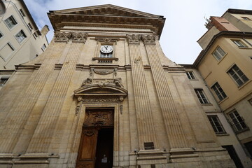 L'&eacute;glise Saint Polycarpe, construite aux 17&egrave;me et 18&egrave;me si&egrave;cle, ville de Lyon, d&eacute;partement du Rh&ocirc;ne, France