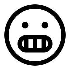 grinning icon for illustration