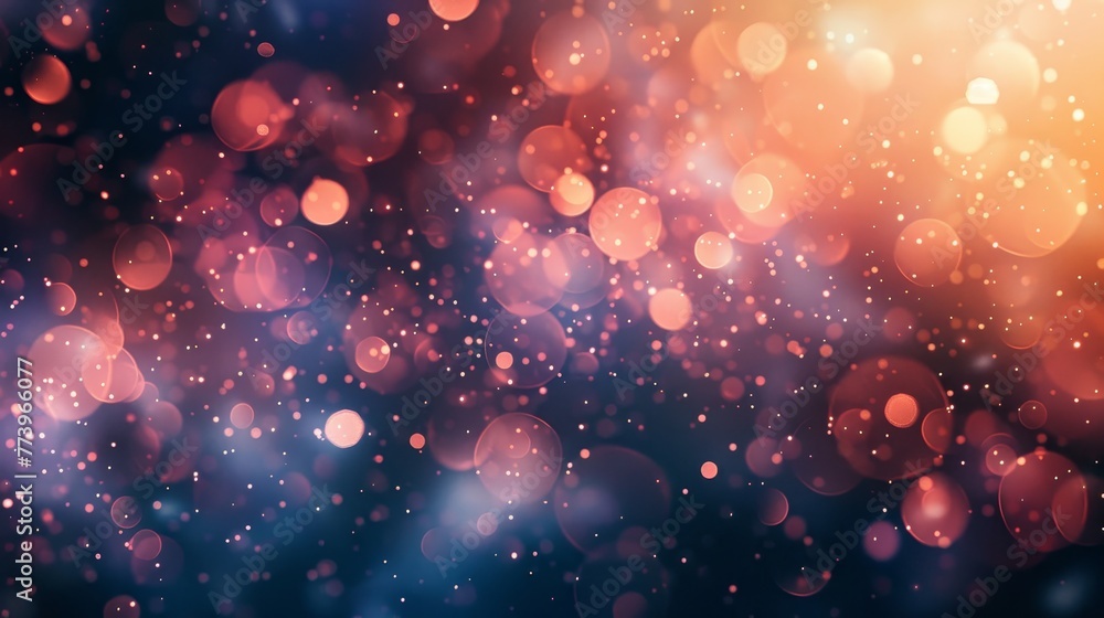 Aufkleber a blurry image of a bunch of colorful dots. the dots are scattered all over the image, creating a se