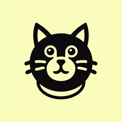 cat logo vector