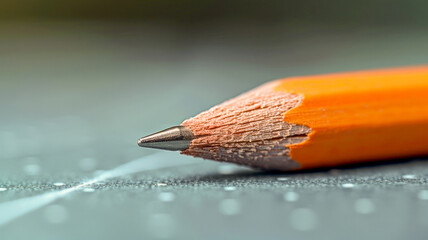 A sharpened pencil