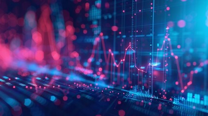 Pop Art Fintech: A Bold Blue Background with Linear Texture for Your Financial Technology Projects