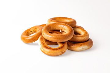 Bagels on an isolated background