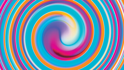 Abstract colorful radial gradient background for design as banner, advertising. Abstract blurred background of multi-colored stripes. Background for design. Vector illustration.