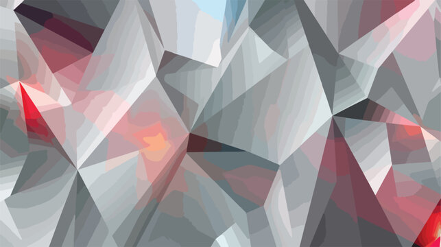  Light gray vector background with triangles. 