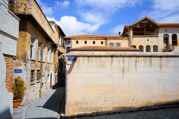 Fototapeta na wymiar Gaziantep streets, castle and historical bazaar