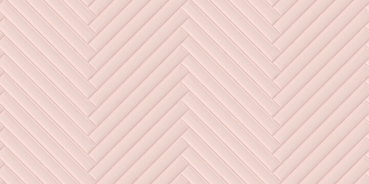 Soft convex wall panels, in light pink skin