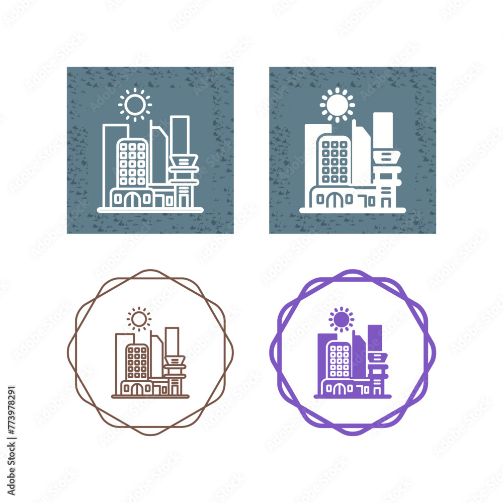 Canvas Prints cityscape vector icon