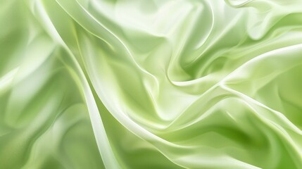 Fototapeta premium Abstract light green background with swirling patterns reminiscent of emerald gemstones, ideal for luxury product advertisements. 