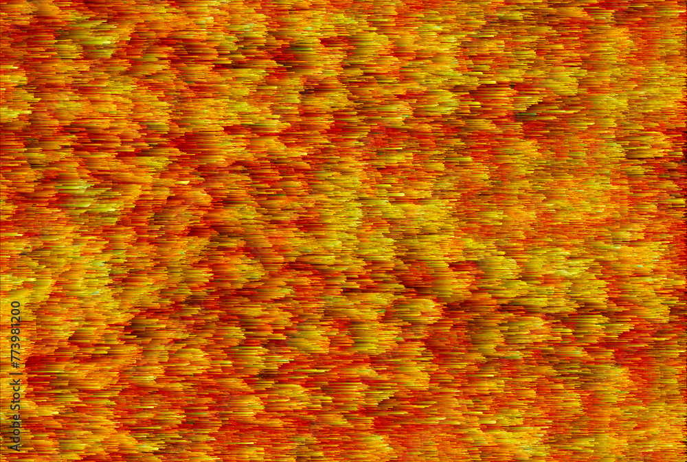Poster a colorful 3d abstract background with glitch and wind effect