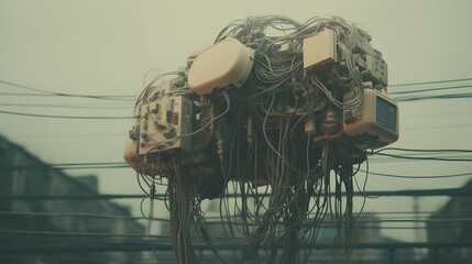 Cutting Edge Artificial Intelligence and Futuristic Mixed Media Technology Convergence