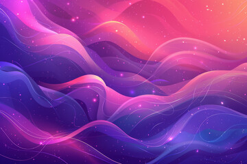 purple and pink gradient background with bokeh lights, light effects, in the style of digital art - obrazy, fototapety, plakaty