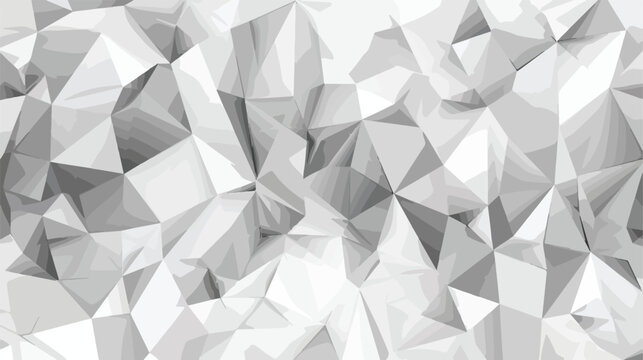 Low polygon shapes background triangles mosaic White t