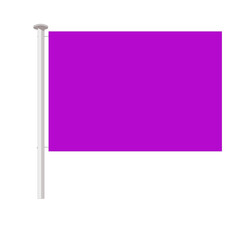 Drapeau de plage violet  pour pollution de l'eau
