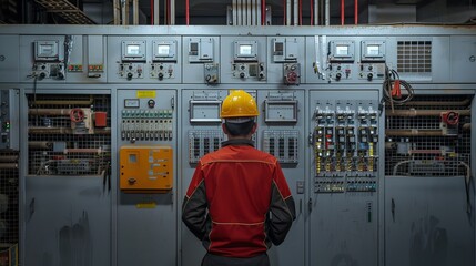 Routine inspections of the electric control cabinet are carried out by an electrical engineer to ensure its optimal functioning and maintenance