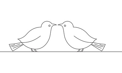 One continuous line drawing of flying up dove. Bird symbol of peace and freedom in simple linear style. Mascot concept for national labor movement icon isolated on white. vector illustration. EPS 10