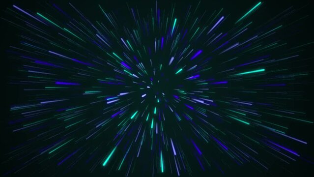 Light Speed Fast Movement Neon Glow 
