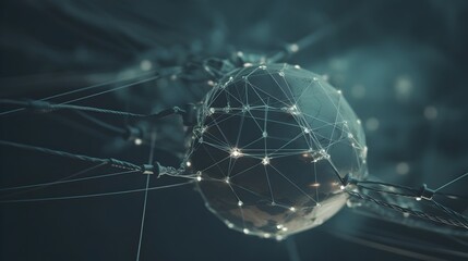 Visually Captivating Representation of Global Digital Network and Technological Interconnectivity