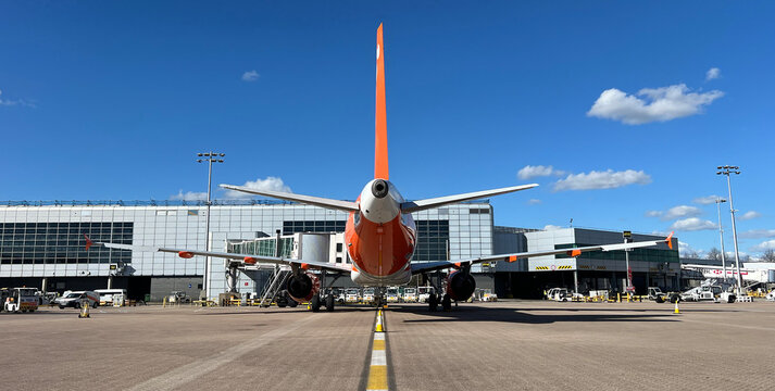 EasyJet Airbus A320 Tail View