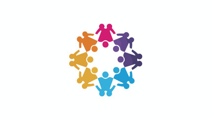 People connect logo Communication family Social Care K