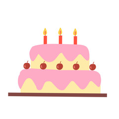 Birthday cake vector collection