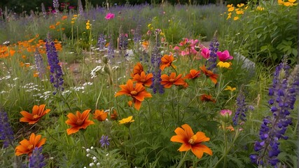 A gorgeous wildflower garden
