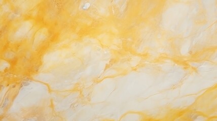 Naklejka na ściany i meble Yellow Marble Essence in Abstract Art 