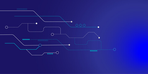Vectors Global communication technology background with dots and lines connection. Abstract connecting lines and dots for digital data visualization,