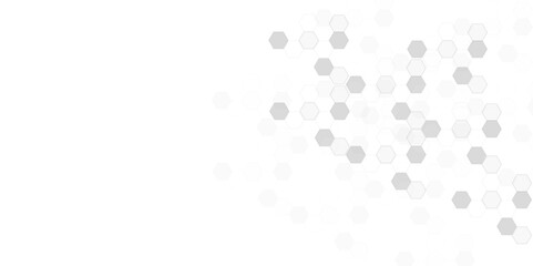 Vectors Geometric abstract background with simple hexagonal elements. Hexagons pattern. Creative idea for medical, technology or science design