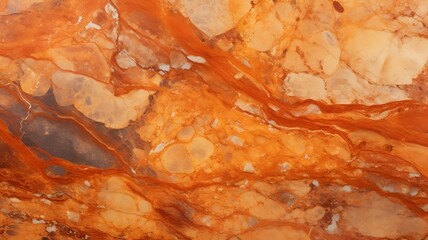 Obraz na płótnie Canvas Orange Abstract Marble Landscape 