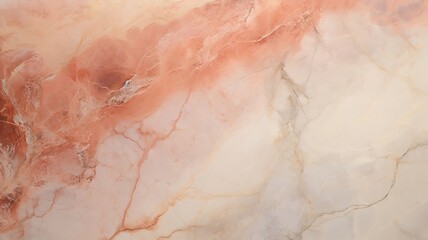 Orange Marble Veins in Artistic Flow
