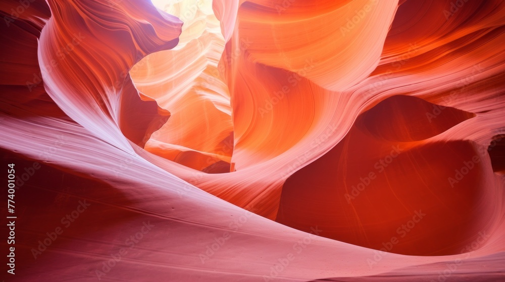 Poster the image is of a canyon with a red hue