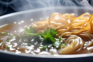 누들,누들스프,면요리,따듯한음식,요리,Noodle, noodle soup, noodle dish, warm food, cooking