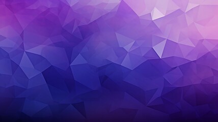 Angular Symmetry: Panoramic Banner with Purple Abstract Triangles - obrazy, fototapety, plakaty