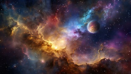 background with stars