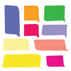 sticky notes hand drawn stile. vector illustration