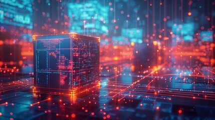 Global business connectivity illustrated on trade map with interconnected trade routes