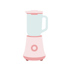 Blender vector icon. Kitchen blender logo vector. Blender color icon. Mixer simple colors concept icon. Cocktails and mousses concept vector. Vector illustration.
