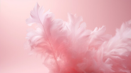 Fototapeta na wymiar Soft Pink Feathers Texture