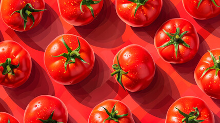 isometric tomato wallpaper